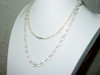 Long Crystal Bead Necklace 37 Inches Shown Doubled