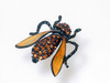 Rhinestone Black Bee Brooch Rhinestone Black Bee Brooch