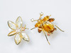 Shades of Yellow Sparkling Vintage Bug Pins