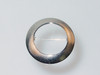 Monet Ribbed Circle Brooch