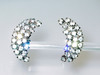 Crescent Arcs Climber Earrings