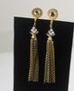 1990's Marcy Feld Long Dangle Earrings