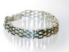 Chunky Articulated Sterling Gate Bracelet from Mexico