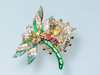 Kirks Folly Crescent Moon Fairy Brooch