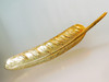 Large Miriam Haskell Feather Quill Brooch