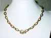 1990's Nolan Miller Curb Chain Necklace