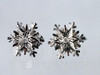 Snowflake Clip Earrings