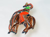 Bucking bronco horse pin from the 1940's Bucking bronco horse pin from the 1940's