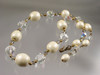 Crystal pearls necklace