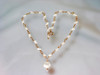 Gold filled pearl necklace