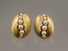 Crown Trifari Pearl Earrings