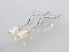Vintage Swarovski Crystal Pearl Earrings