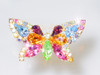 Vintage Rhinestone Butterfly Pin