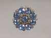 Baby Blue Dentelle Crystal Pin