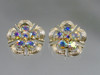 Vintage Coro Rhinestone Earrings