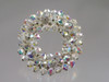 1960's Crystal Circle Brooch