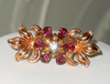 Van Dell Rose Gold Pink Brooch