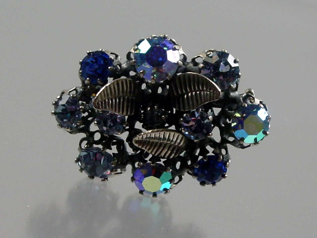 Made Austria Shades of Blue Brooch