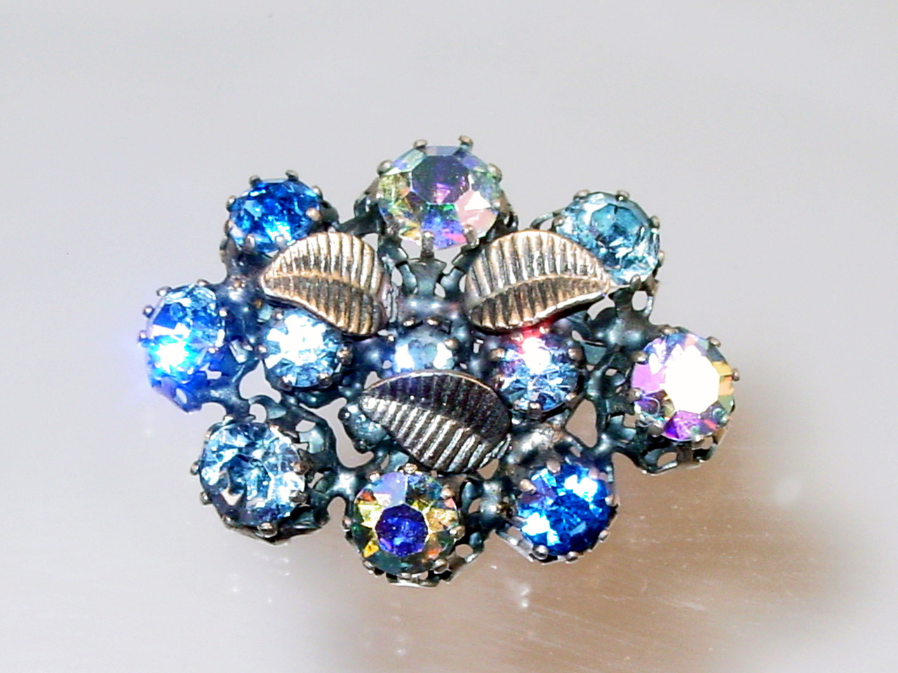 Made Austria Shades of Blue Brooch