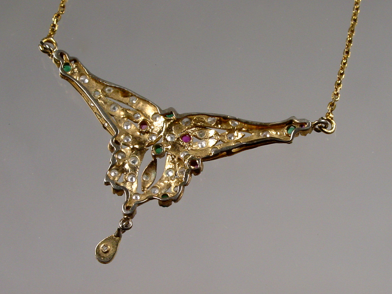 Back of Butterfly Necklace