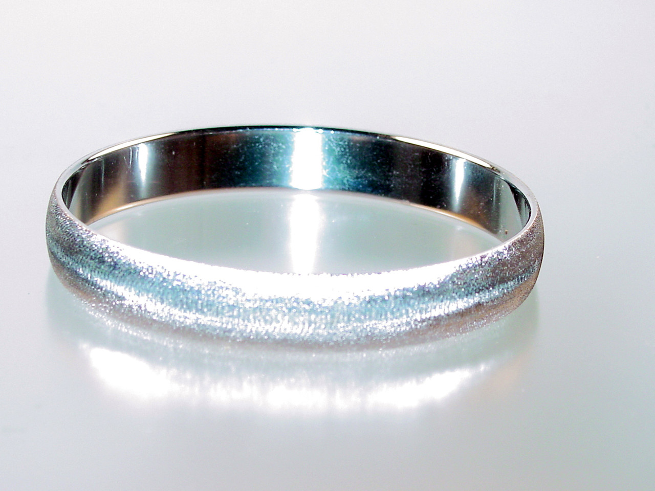 Monet Bangle Brushed Silver