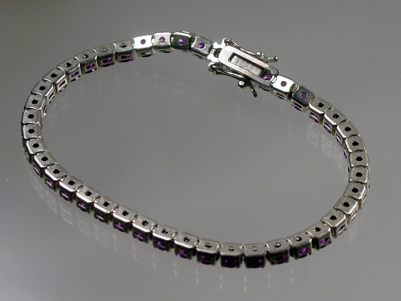 Back of Tennis Line Bracelet