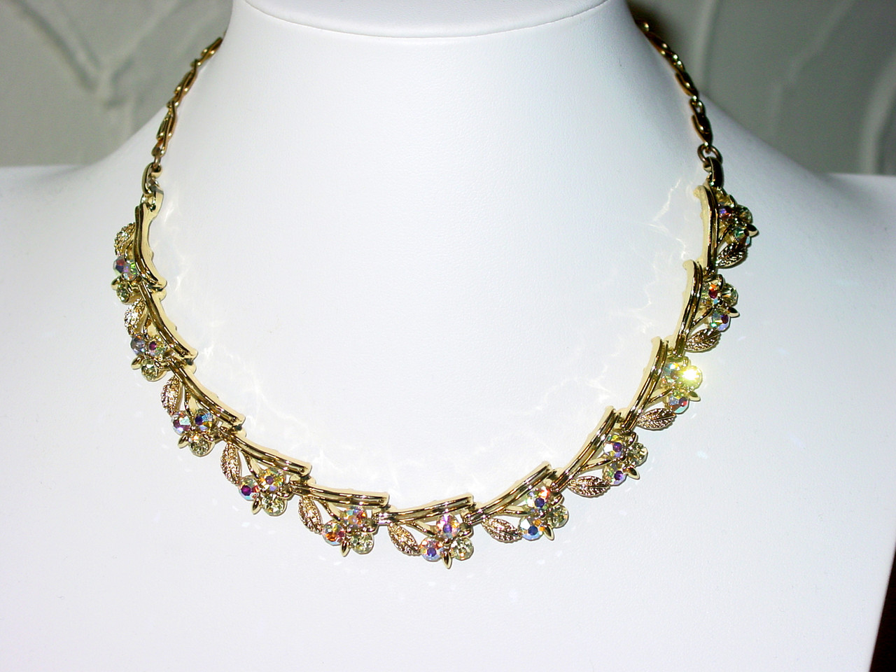 Lisner Citrine Necklace 1950-1960's