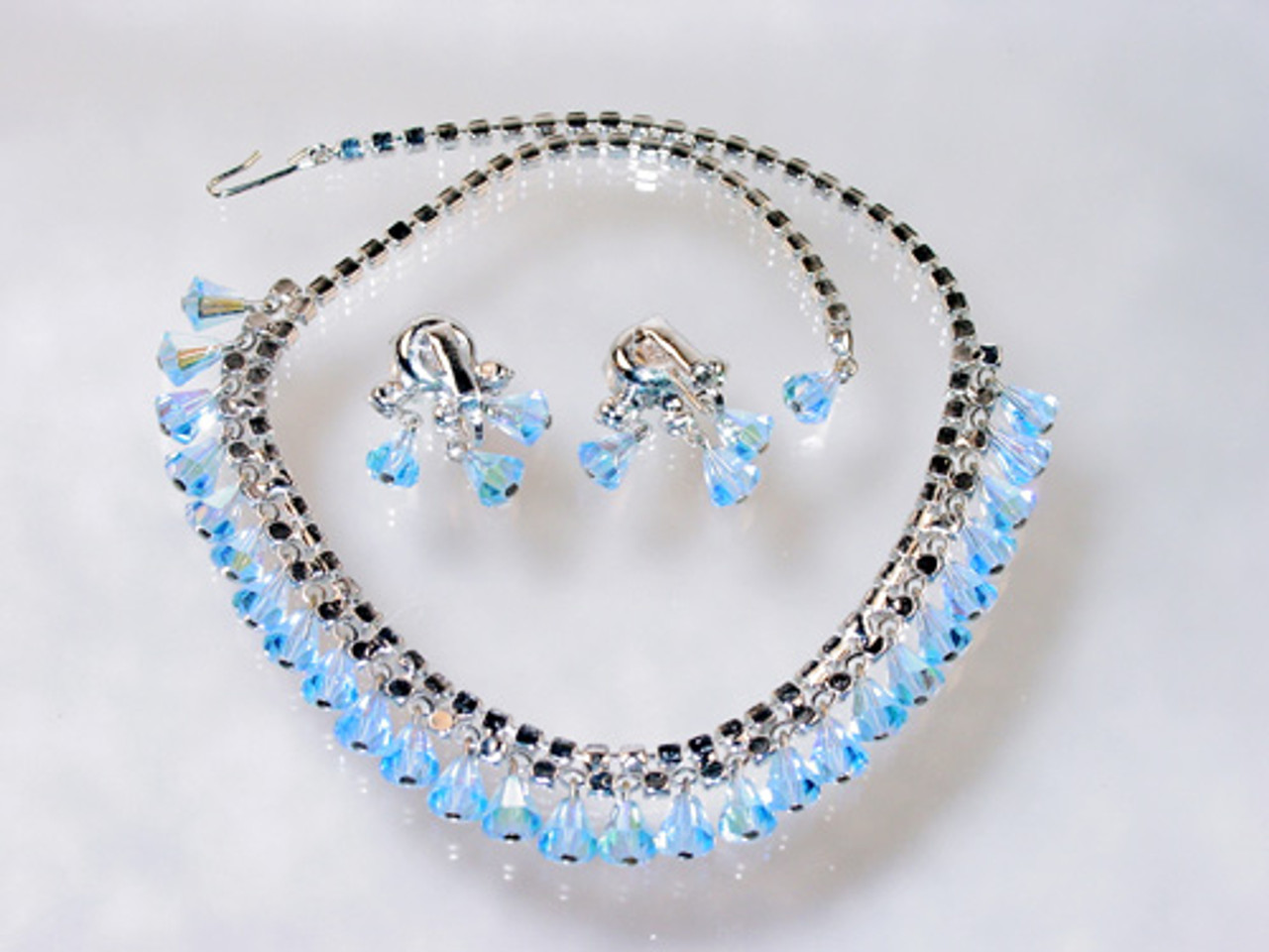 Back of Set Rhodium Plated