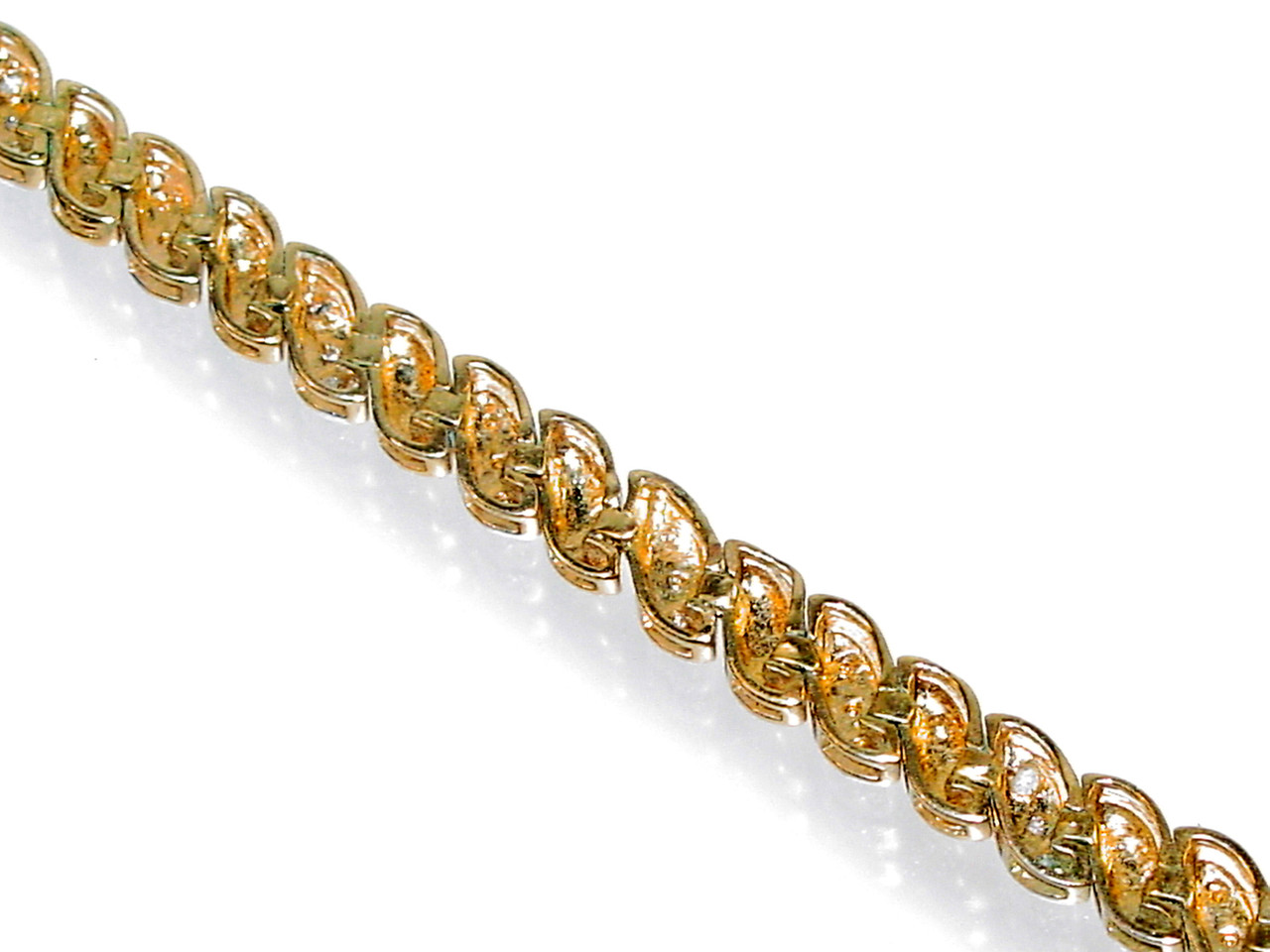 Back of Bracelet Gold over Sterling
