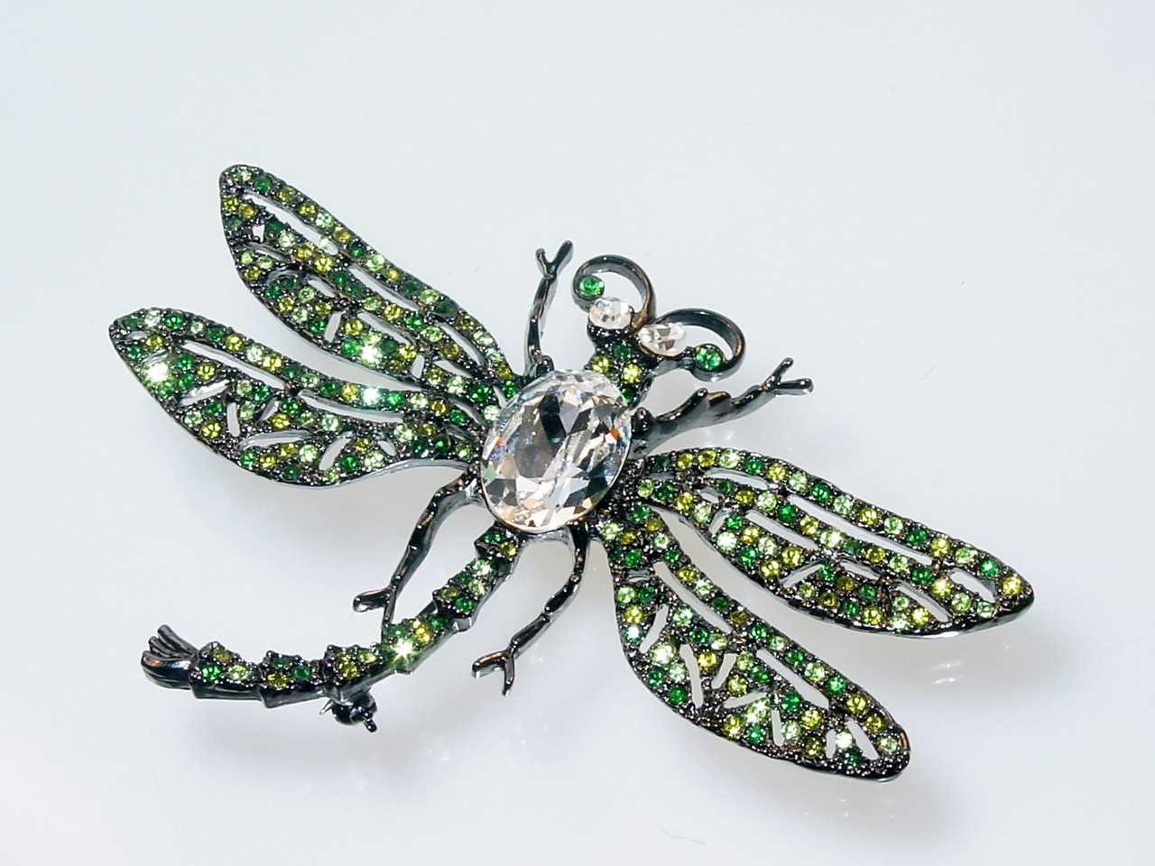Huge Kenneth Lane Dragonfly Brooch