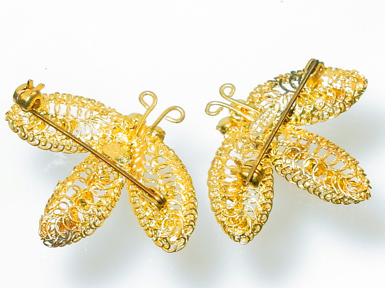 Marked Made In Austria on Back of  Both Bug Pins