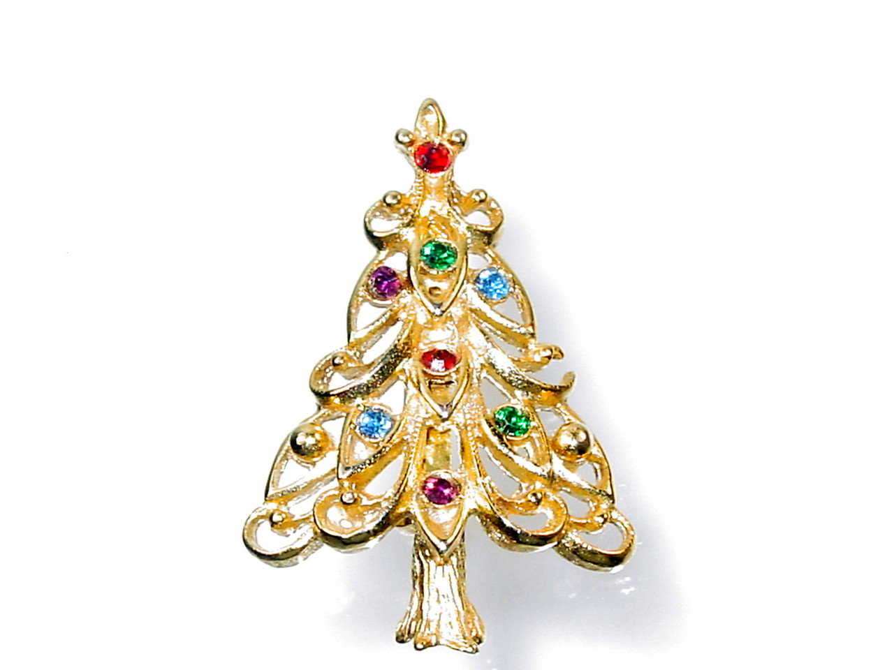 Eisenberg Ice Christmas Tree Brooch