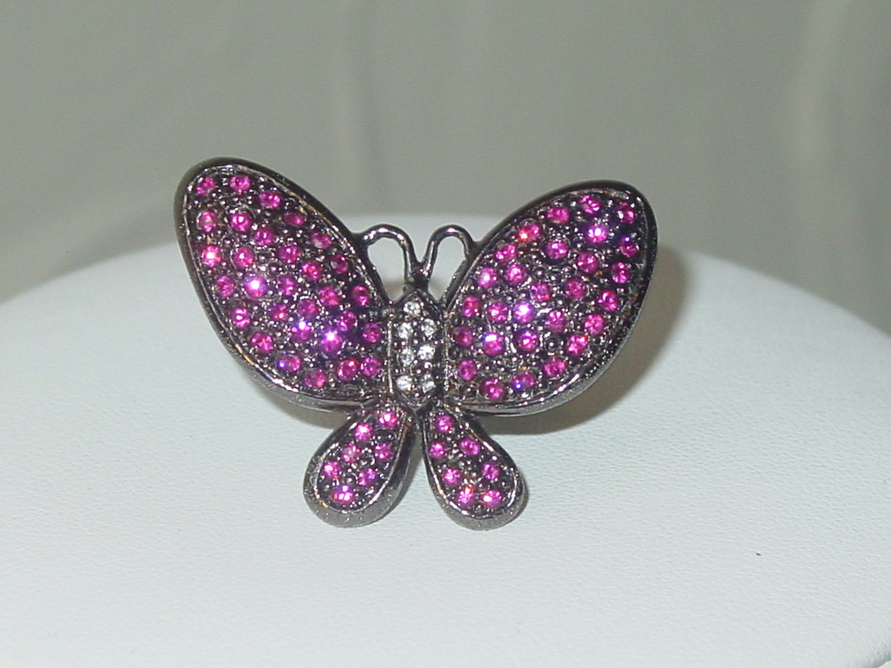 Pink Crystal Pin Lee Angel