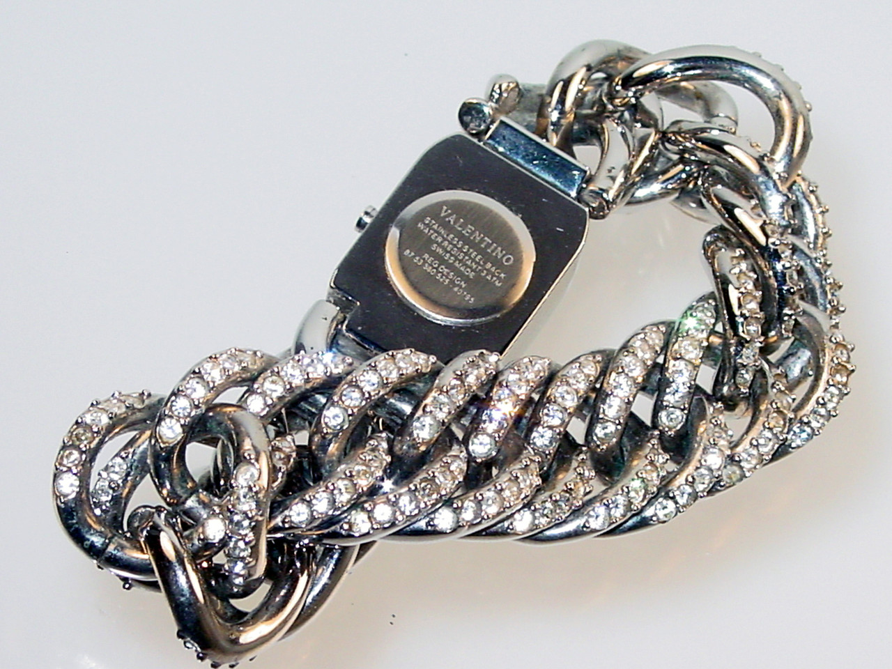 Swagさん専用 VALENTINO 腕時計 Valentino Garavani Curb Chain Swiss Watch