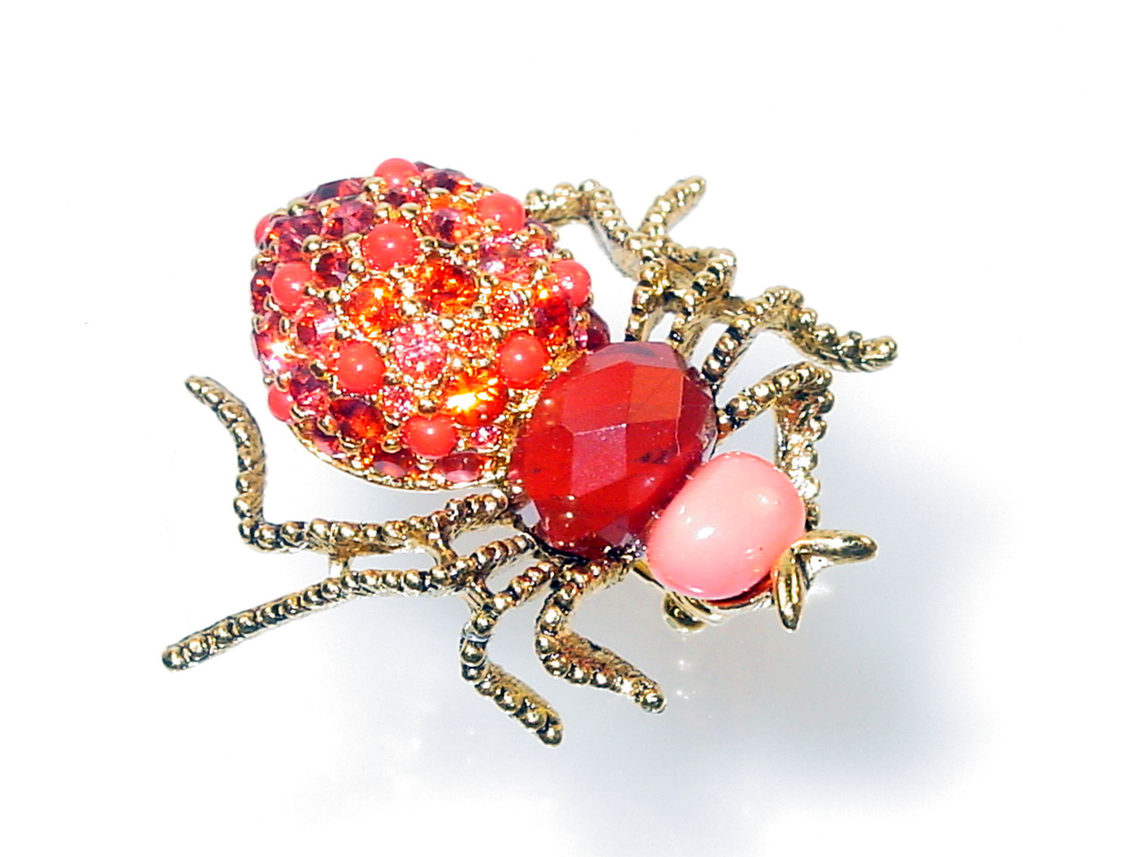 Joan Rivers Spider Brooch