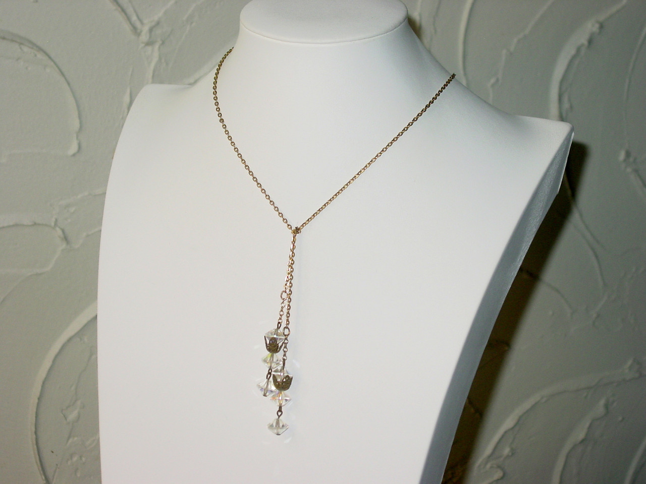Crystal Lariat Necklace