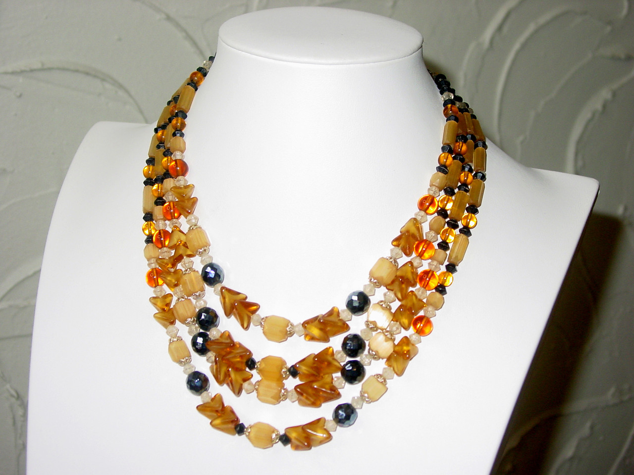 Art Glass Necklace Pre WW2 Germany