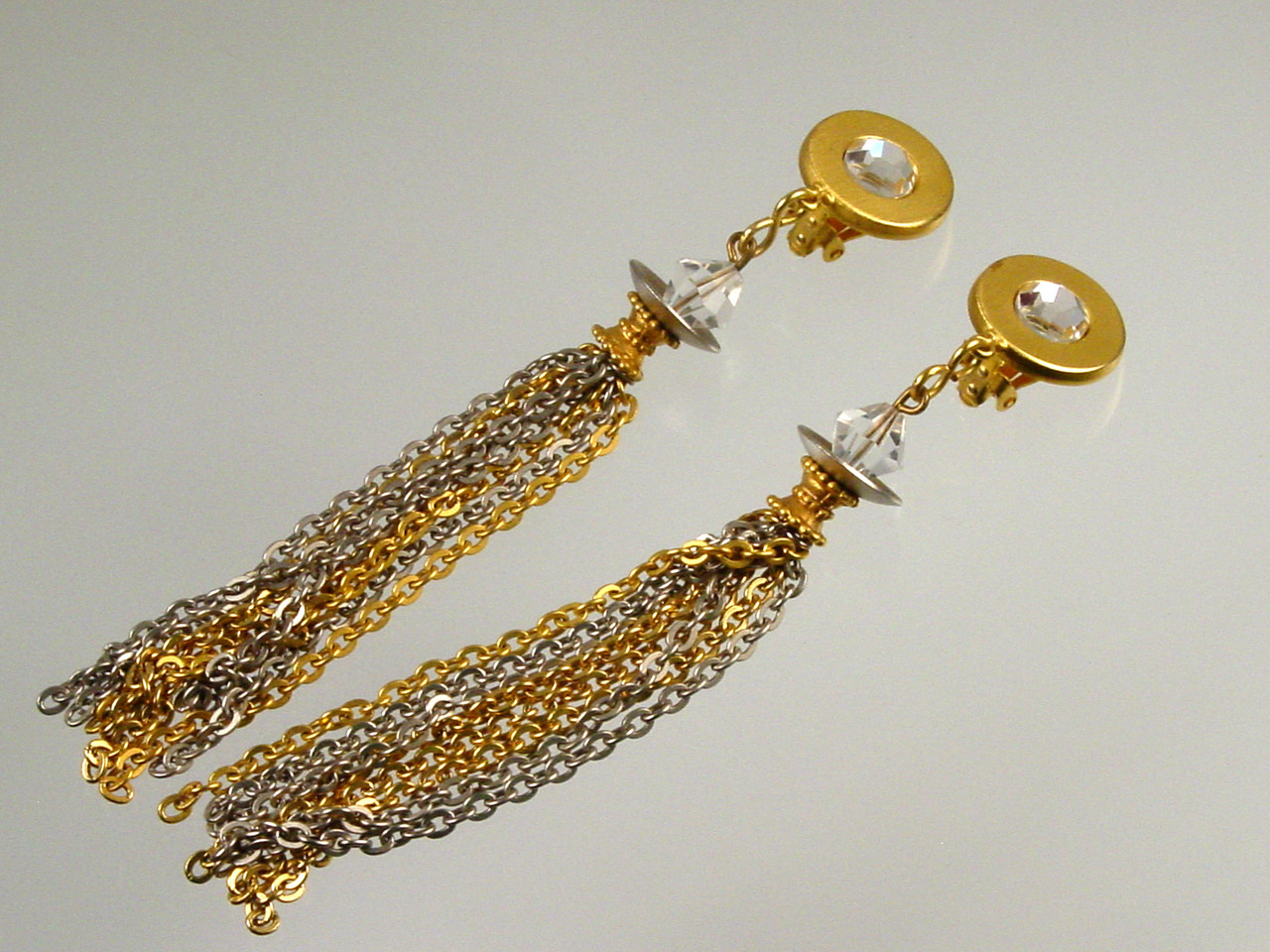 Shoulder Duster Chain Earrings by Marcy Feld