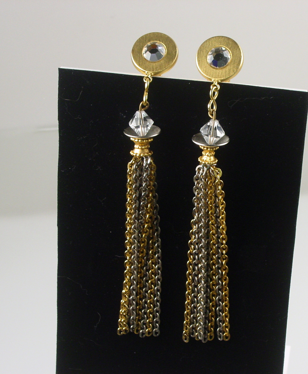 1990's Marcy Feld Long Dangle Earrings