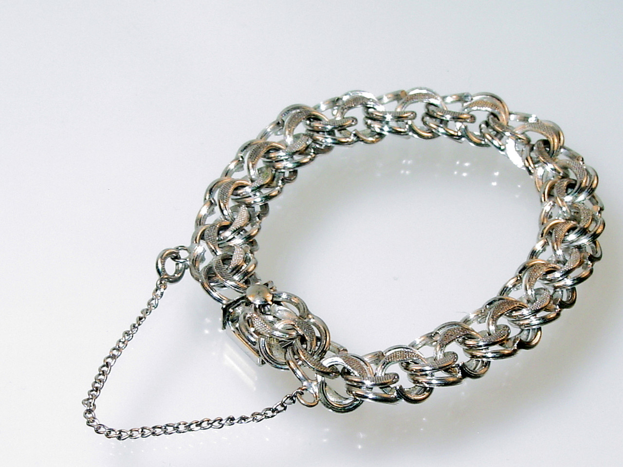 Sterling Silver Double Link Bracelet