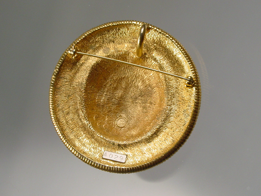 Large Lion Head Brooch