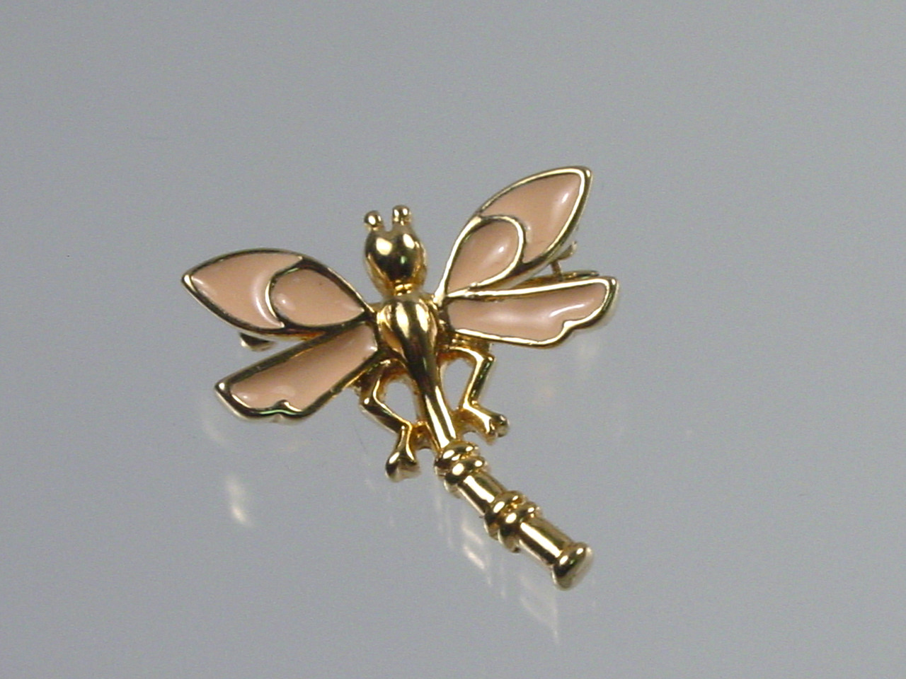 1980's Trifari Enamel Dragonfly Pin