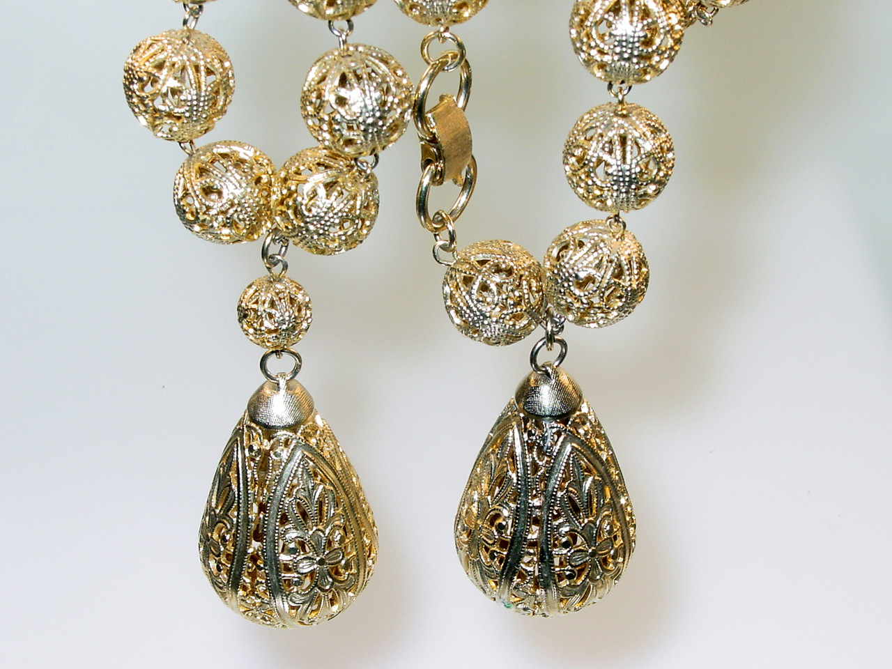 Teardrop Cage Pendants