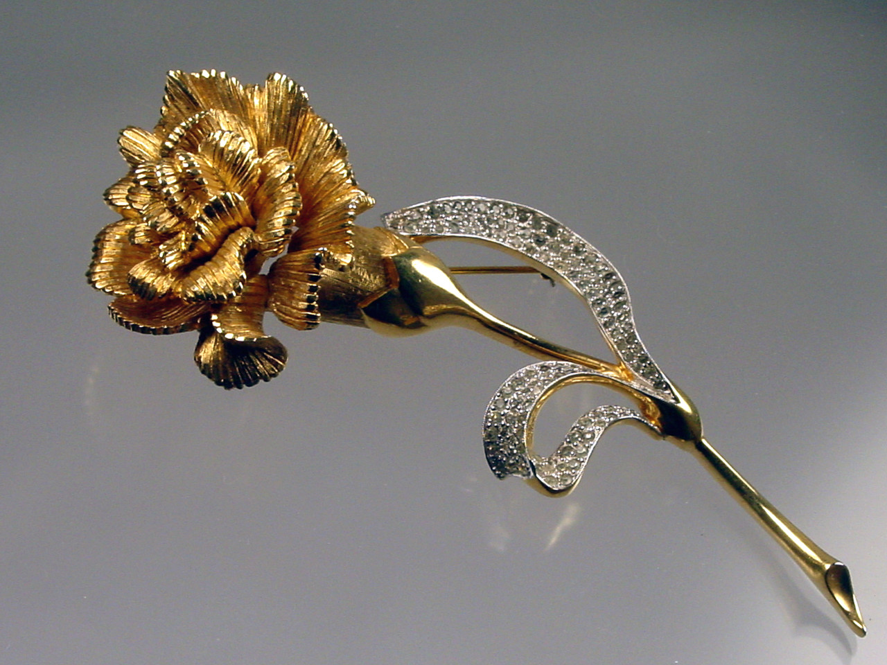 Huge Jomaz Floral Brooch