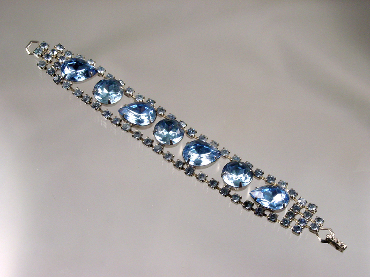 Baby Blue Rhinestone Bracelet