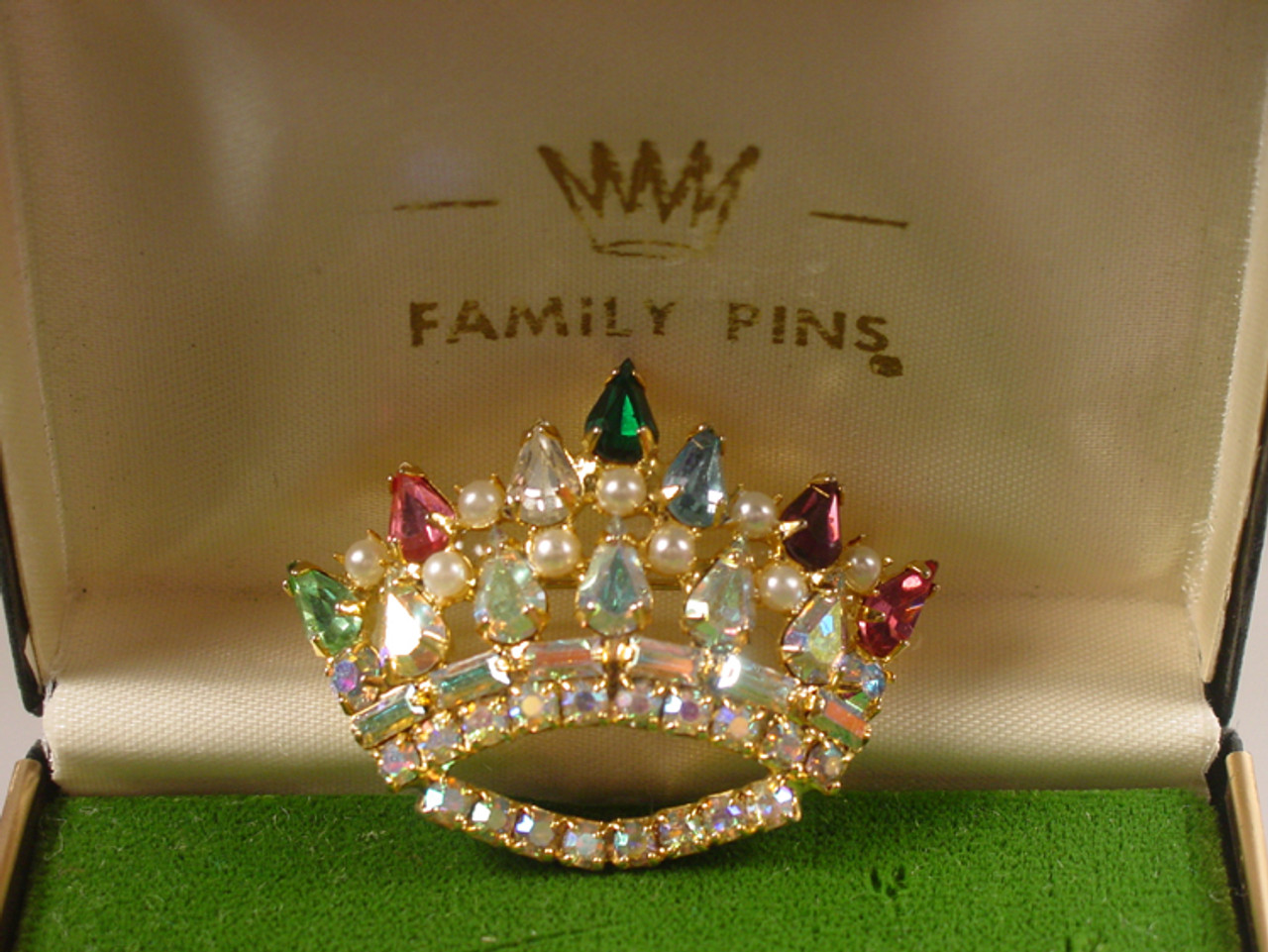 B david sales crown brooch