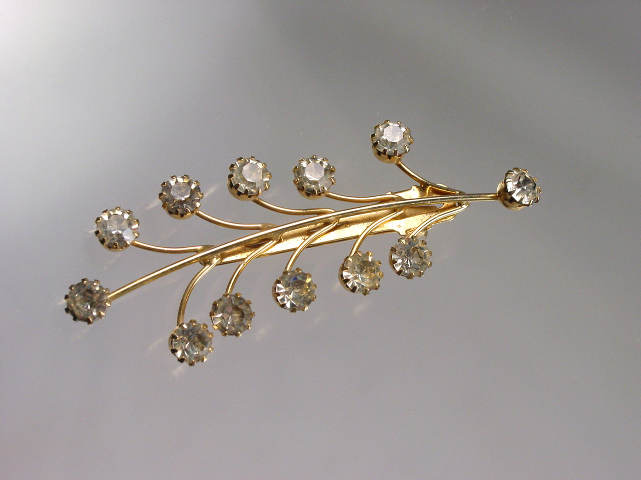 Rhinestone Hair Clip from the 1960's