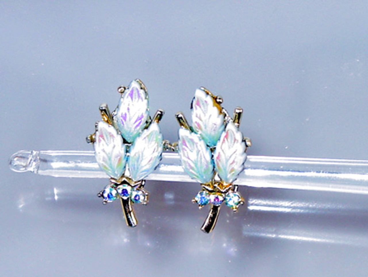 Pell Iridescent Glass Earrings