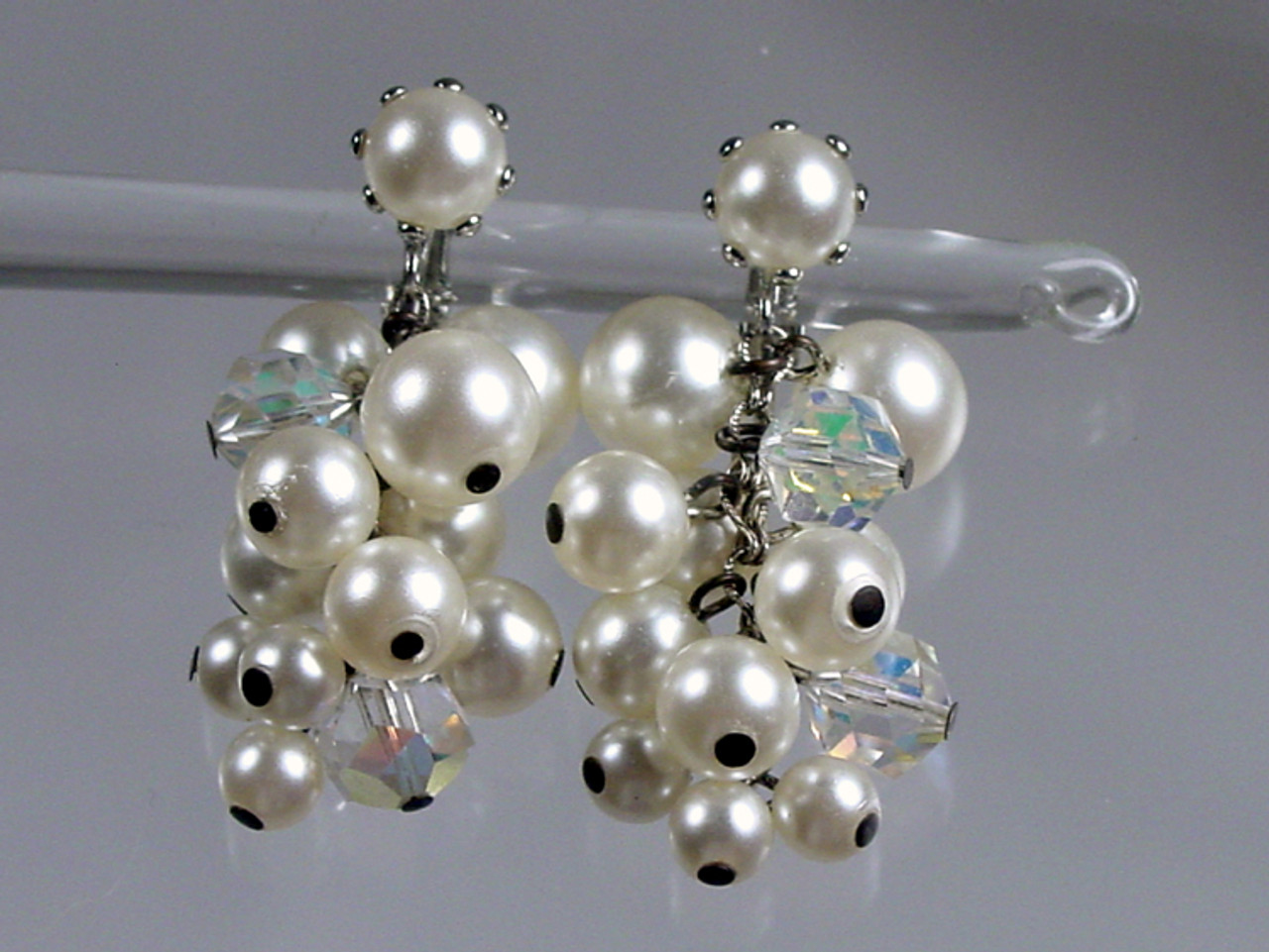 Laguna Pearl Crystal Earrings