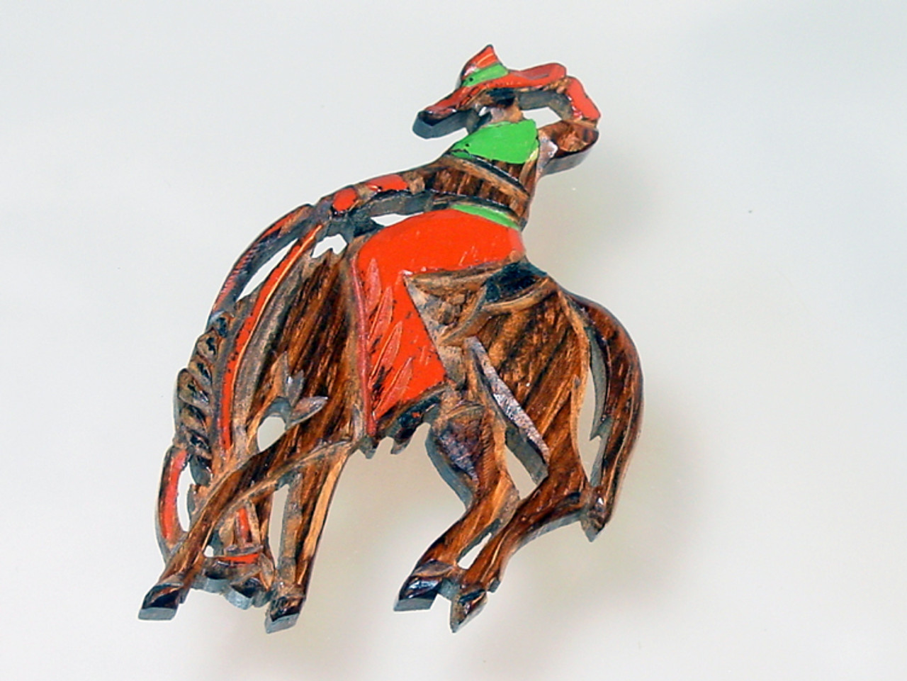 Bucking bronco horse pin from the 1940's Bucking bronco horse pin from the 1940's